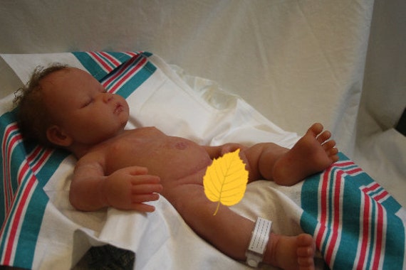 Full Body Silicone Reborn Baby Boy or Girl Preemie Size at 15 