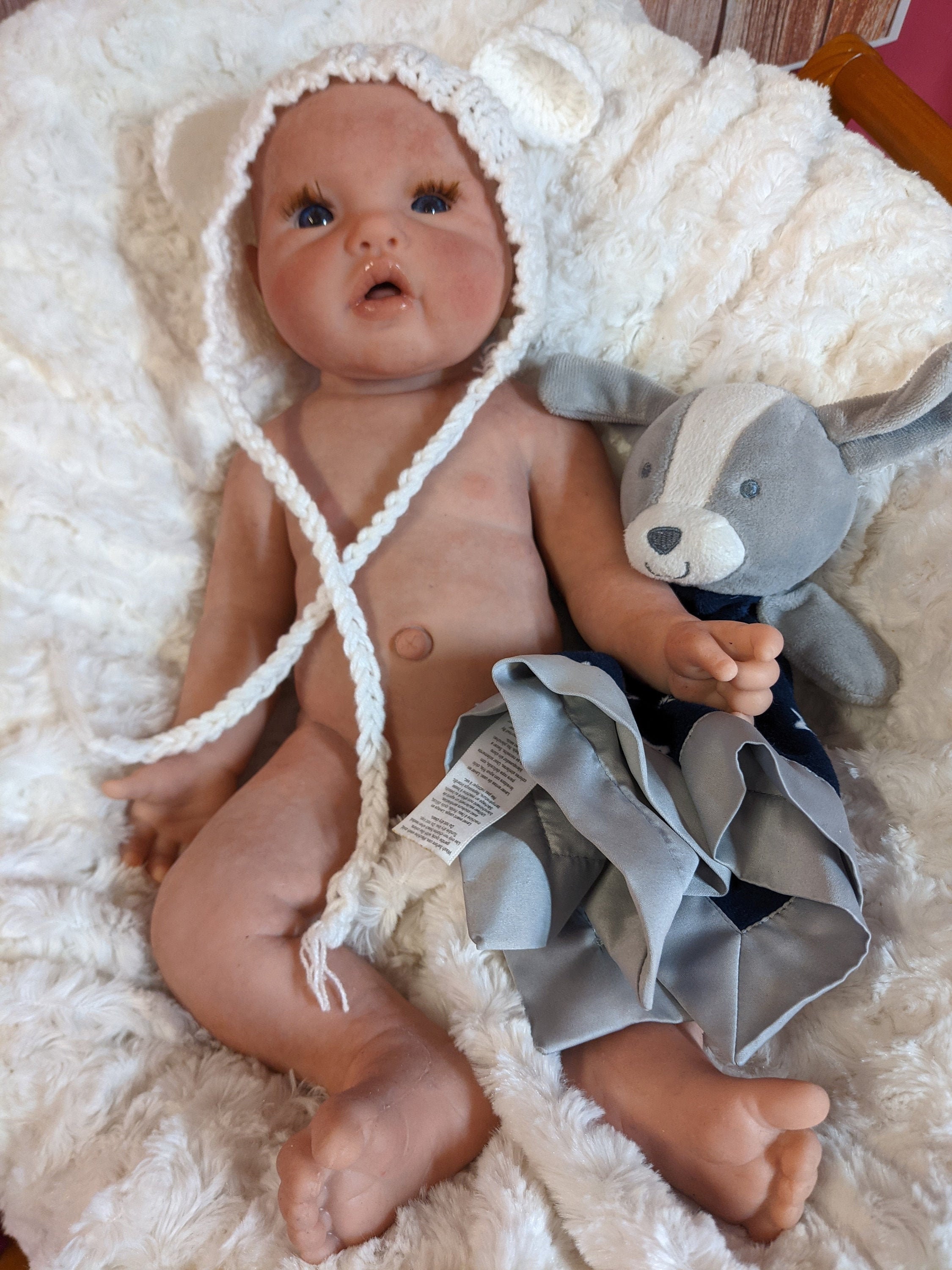 Full Body Silicone Reborn Baby Boy or Girl Preemie Size at 15 