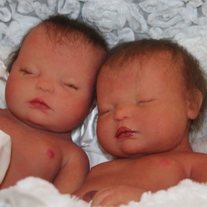 Therapy Full body 19" chubby silicone reborn TWINS girls or boys or boy/girl two full silicone dolls to order  payments