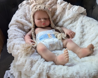 Full Body Silicone Reborn Baby Girl Doll: 19" Anatomically Correct, Drink & Wet