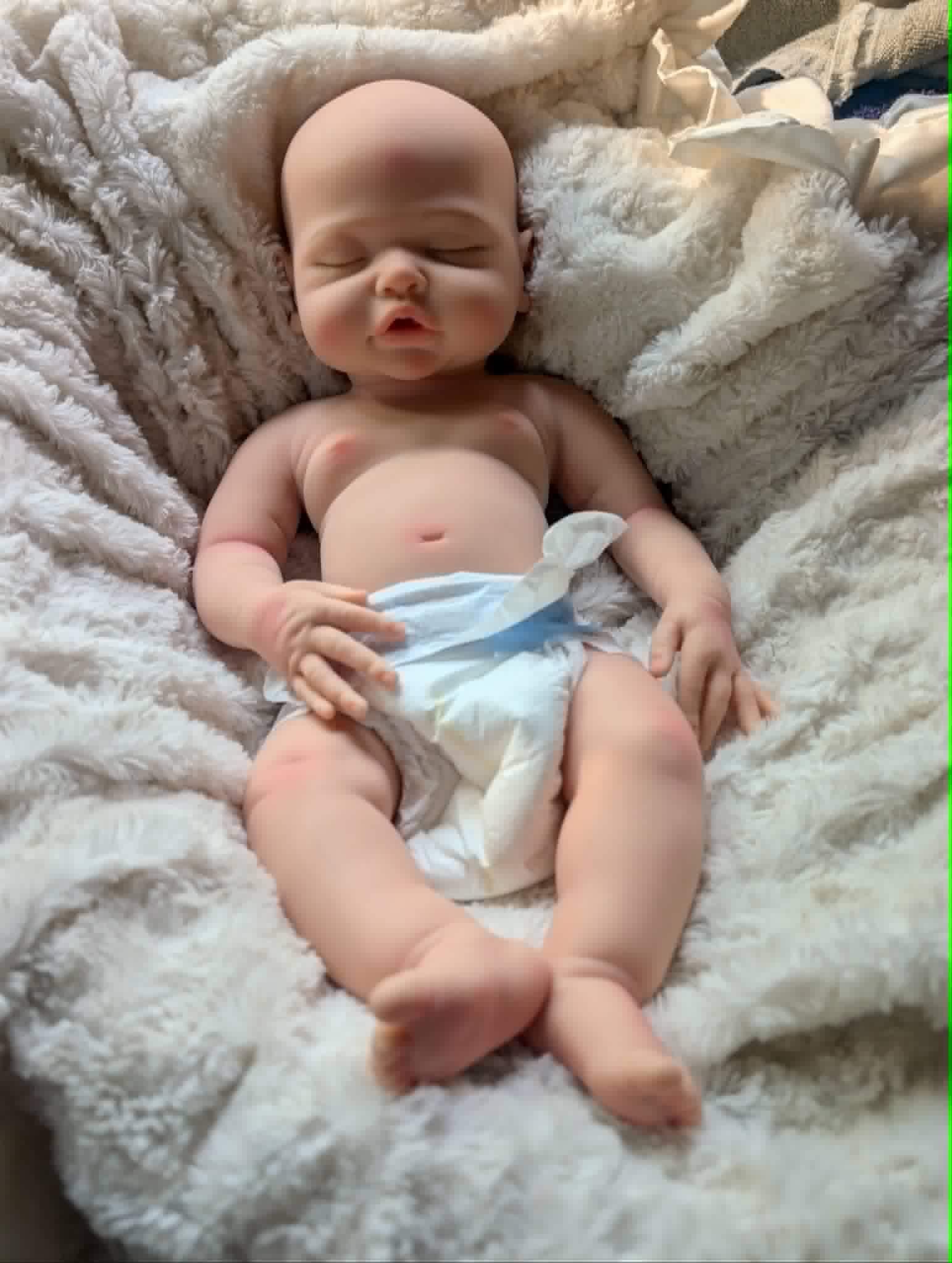 NEW SCULPT! Full Body Silicone Preemie Reborn Doll: 18