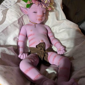 Silicone avatar baby doll pink - Etsy 日本