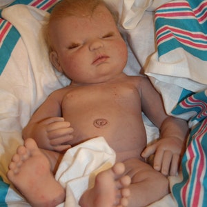Full Silicone Reborn Baby Boy Doll: 19&quot; Custom Anatomically Correct