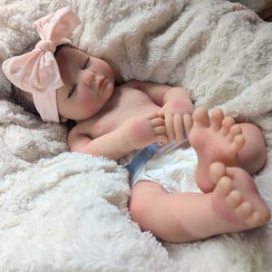 Full Body Silicone Reborn Baby Doll: Drink & Wet, 19" Custom Order