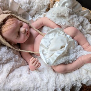 Full Body Silicone Reborn Baby Doll: 19" Boy or Girl, Realistic Newborn