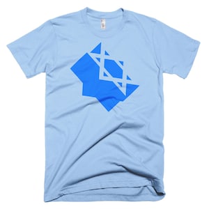 3D Star of David T-Shirt - Jewish Clothing Israel inspired original design apparel
