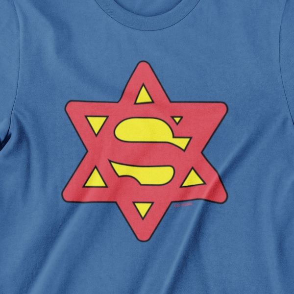 Super Jew T-Shirt - Jewish tee inspired design apparel clothing