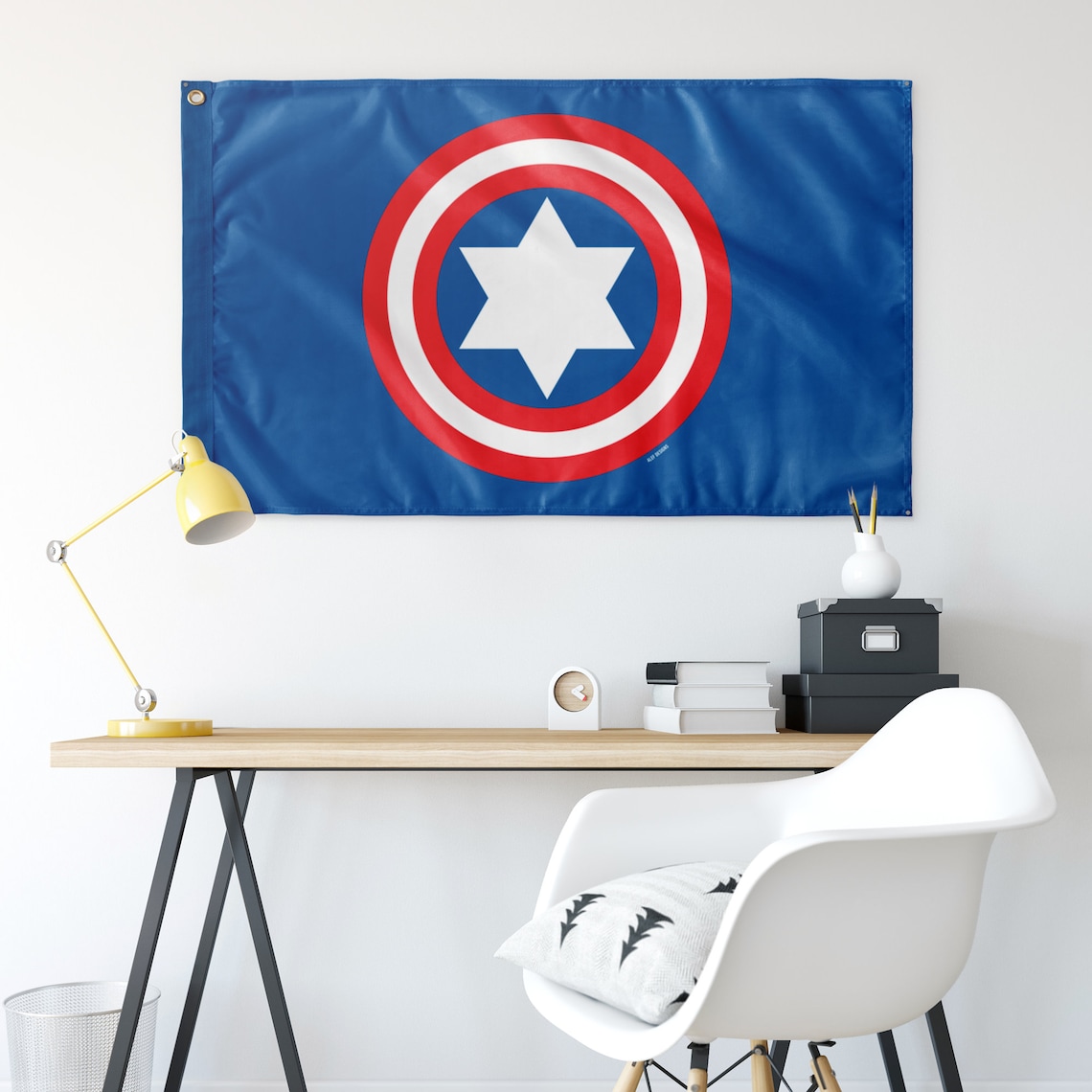 captain-judaica-flag-3x5ft-jewish-zion-israeli-captain-america