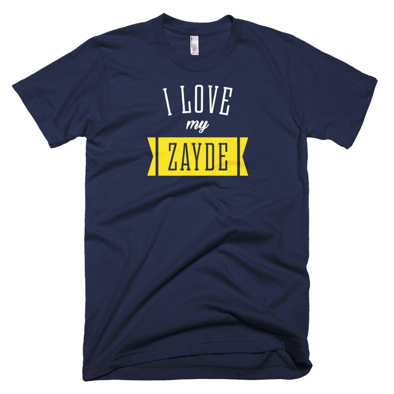 I Love My Zayde Tshirt Funny Yiddish Grandfather Jewish Tee Etsy
