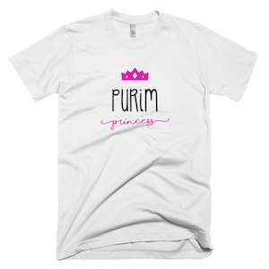 Purim Princess Queen Esther T-Shirt - Jewish tee Purim inspired clothing
