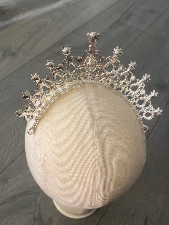 トップス Tiara TIARA WITH RHINESTONES - Tiaras - Materials for headdresses