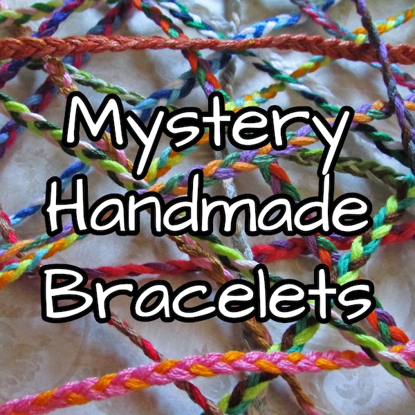 Mystery Braided Handmade Bracelets - All Colors - Friendship Bracelets