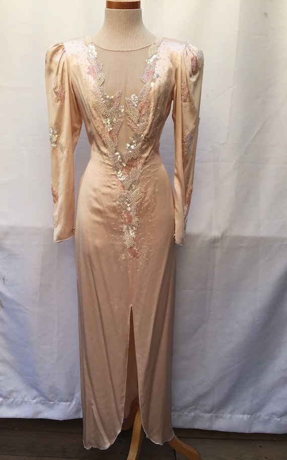 vintage beaded dress