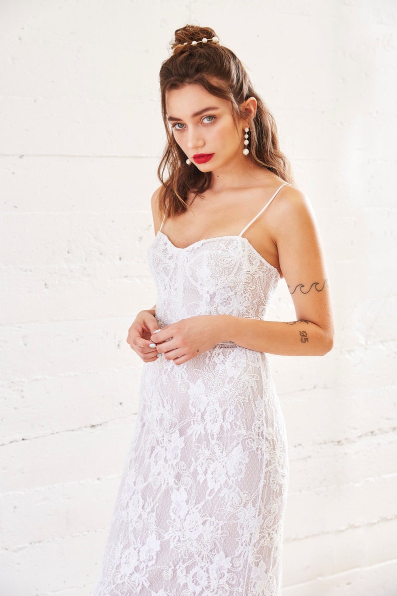 Beaded Fitted Wedding Dress