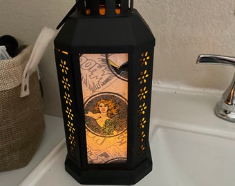 Batman Villian Lantern, Nightlight.   Perfect for bedside or bathrooms, includes battery tea light