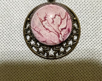 Pendentifs en peinture acrylique (étoiles)