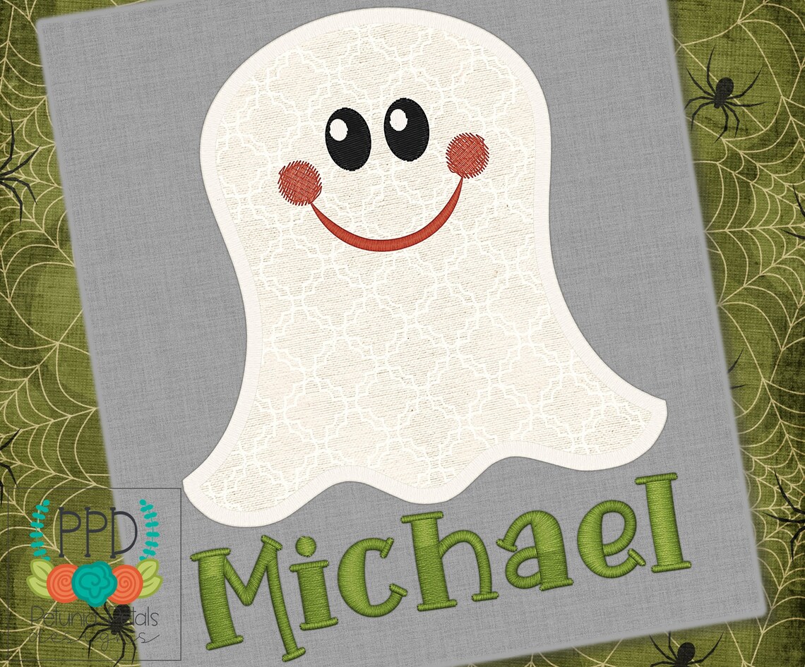 Ghost Kiss Applique Embroidery Ghost Kiss Applique Embroidery
