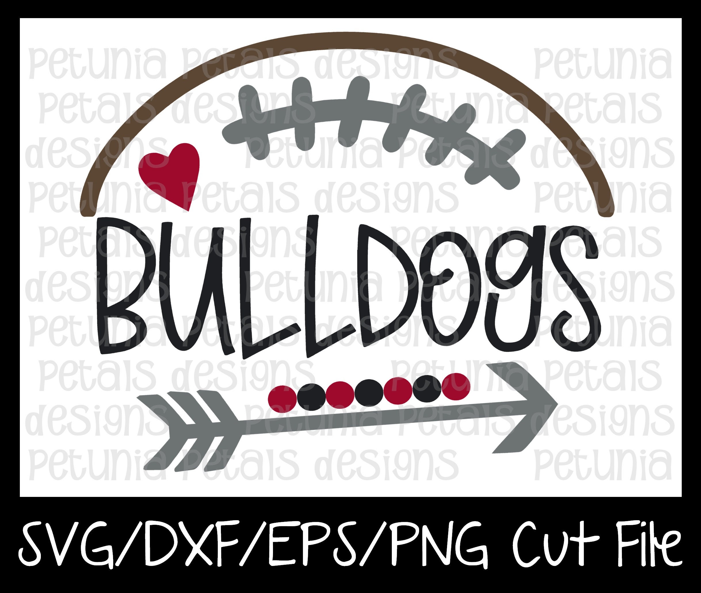 Download Bulldogs Football Svg Cut File Football Cut File Georgia Svg Etsy