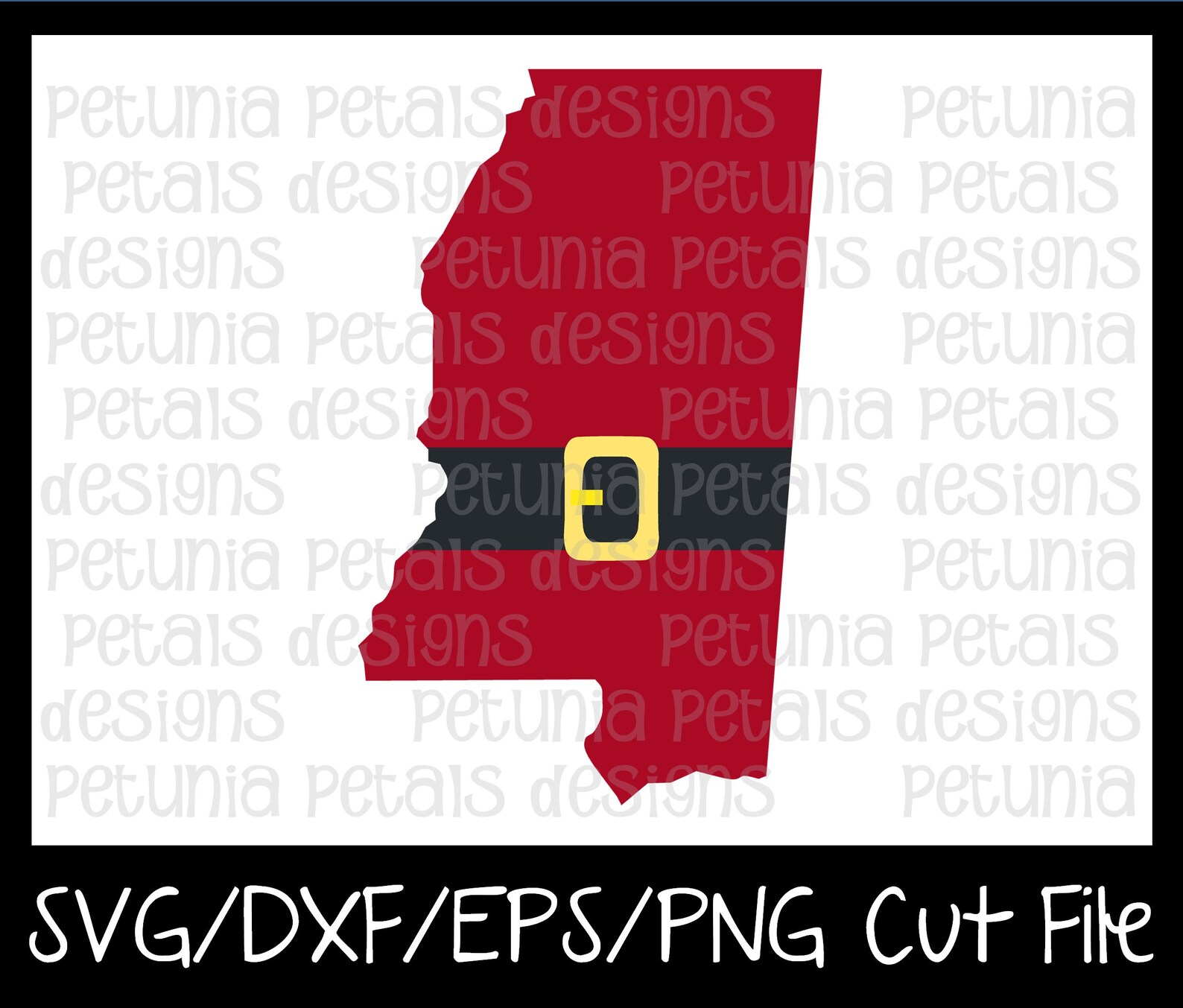 Mississippi Christmas SVG Cut File Christmas Cut File - Etsy