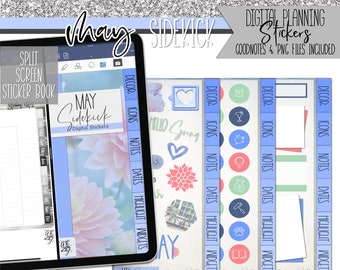 May Sidekick | Digital Planner Stickers