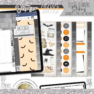 October Sidekick | Digital Planner Stickers