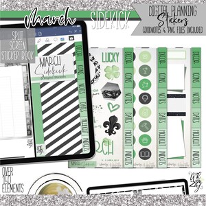 March Sidekick | Digital Planner Stickers