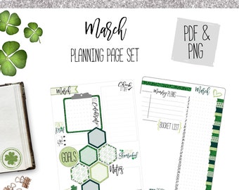 March- Can't Pinch This Planning Pages