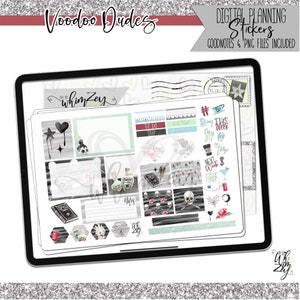 VooDoo Dudes Digital Planner Stickers image 4