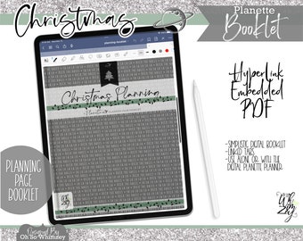 Christmas Planning | A Planette Planning Page Booklet