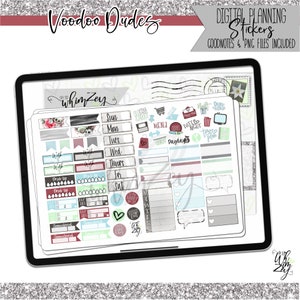 VooDoo Dudes Digital Planner Stickers image 3