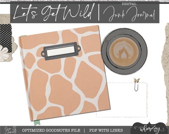 Let's Get Wild | Digital Junk Journal - Digital Planning