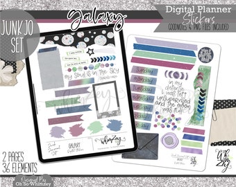Galaxy | Digital Junk Journal Set - Digital Planning