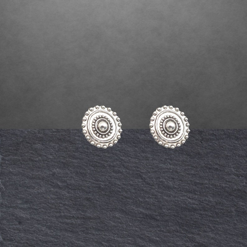 Bali Style Stud Earrings 925 Sterling Silver new 79u image 4