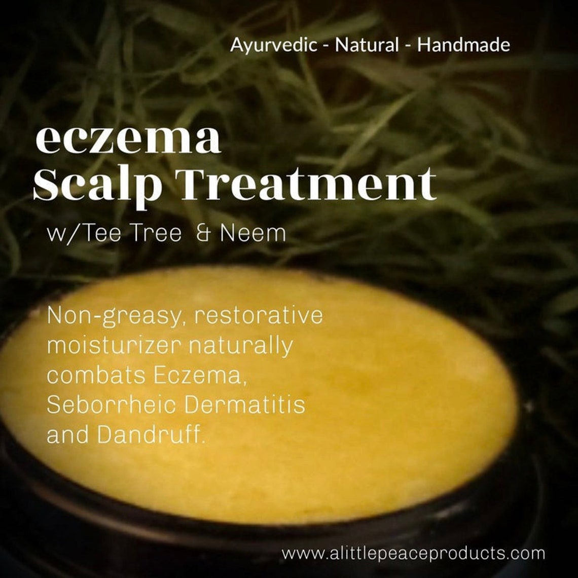 Eczema Scalp Treatment w/Tea Tree & Neem Moisturizer Etsy