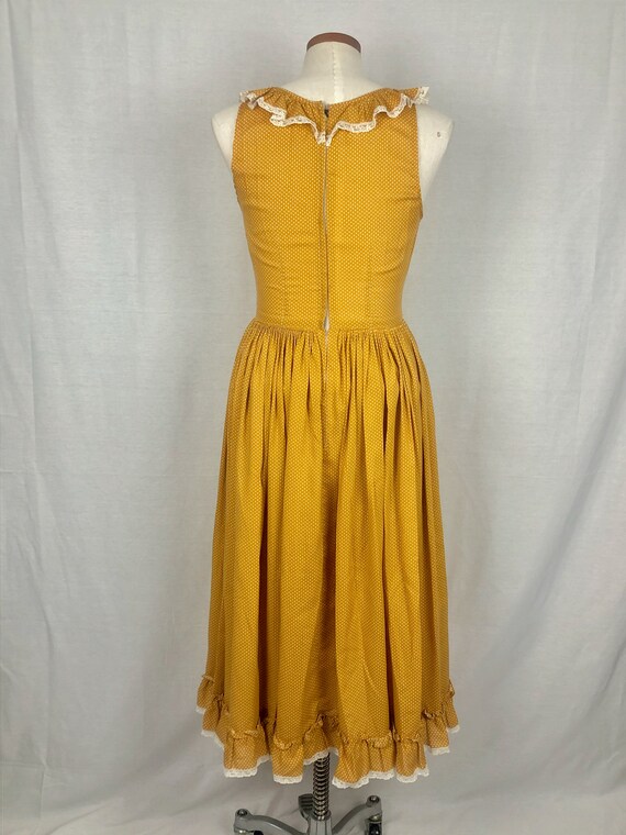 vintage 1970s dress // size medium // 70s prairie… - image 9