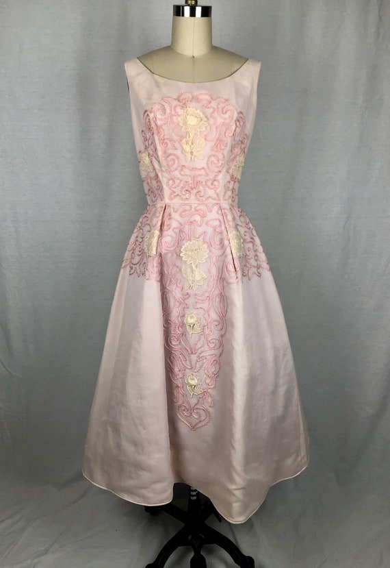 vintage 1950s 1960s dress // size extra small // … - image 2