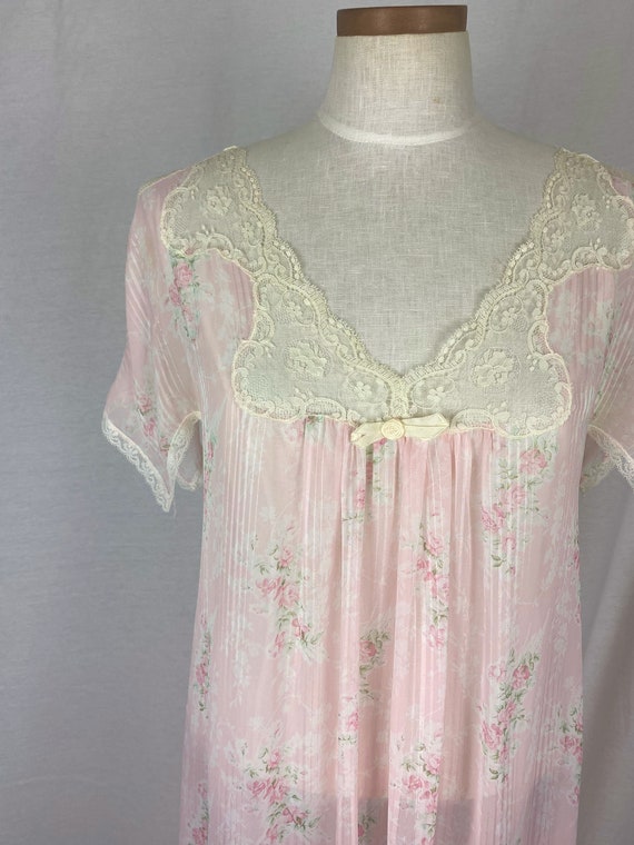 vintage 1980s christian dior nightgown // size la… - image 6