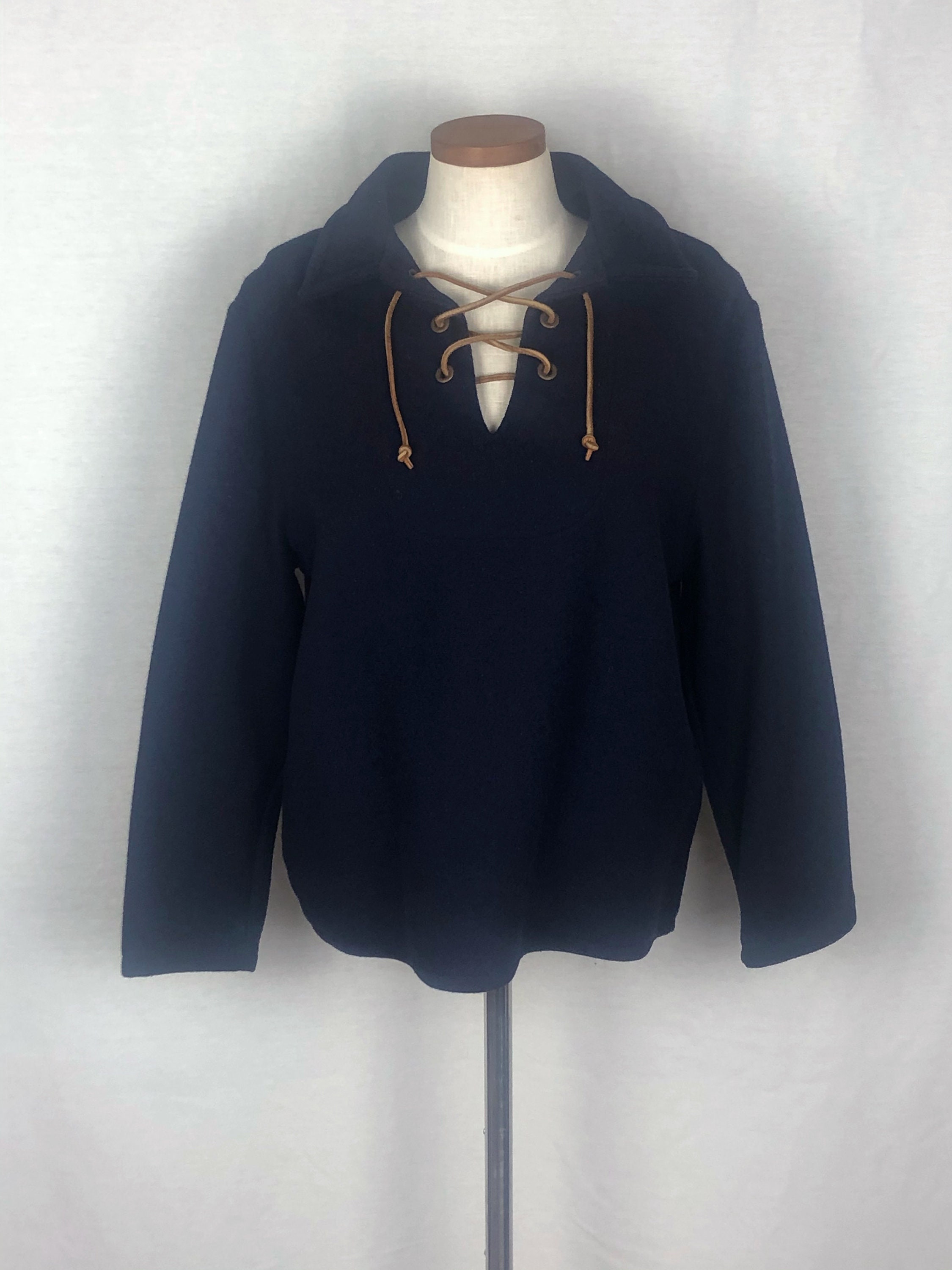 希少 70s USA製 Wool Sailor Collar Hoodie｜メンズ 