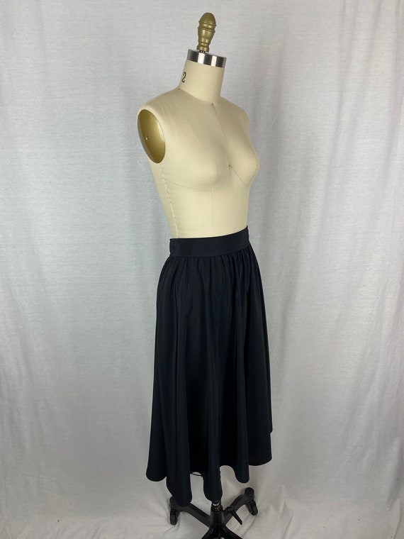 vintage 1980s skirt // size small // 1980s black … - image 4