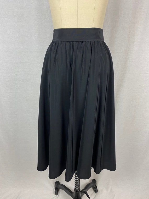 vintage 1980s skirt // size small // 1980s black … - image 3