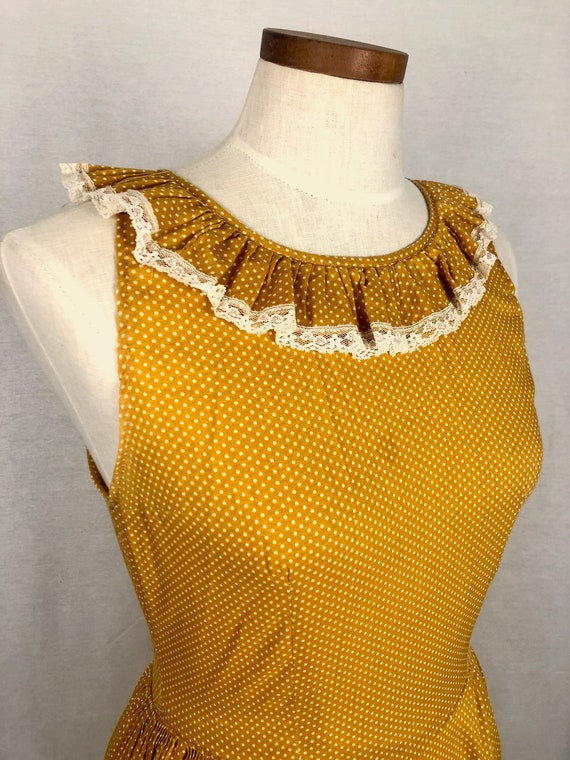 vintage 1970s dress // size medium // 70s prairie… - image 6