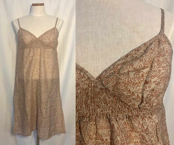 vintage 1990s slip dress // size medium - large //