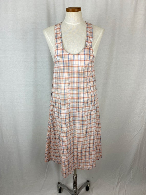 vintage 1930s apron dress // size medium // 30s p… - image 2