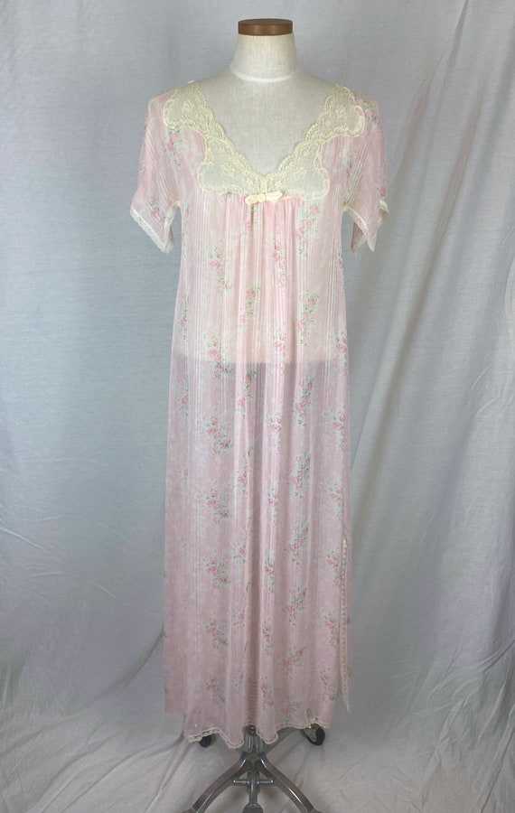vintage 1980s christian dior nightgown // size la… - image 2