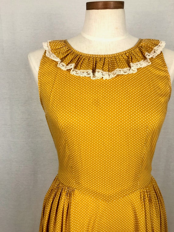 vintage 1970s dress // size medium // 70s prairie… - image 5