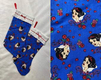 vintage handmade disney princes snow white stockings