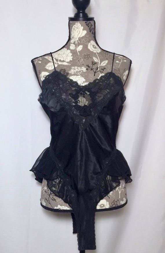 vintage 1980s lingerie // size small - medium // … - image 2