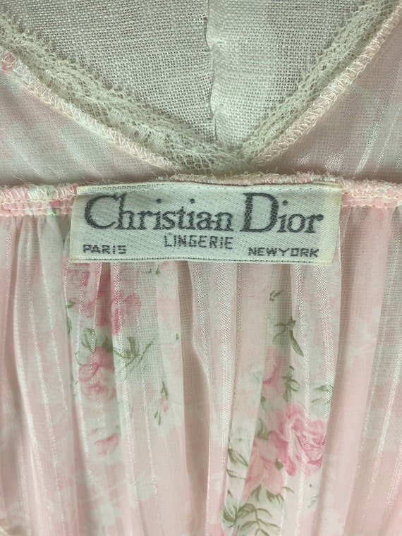 vintage 1980s christian dior nightgown // size la… - image 10