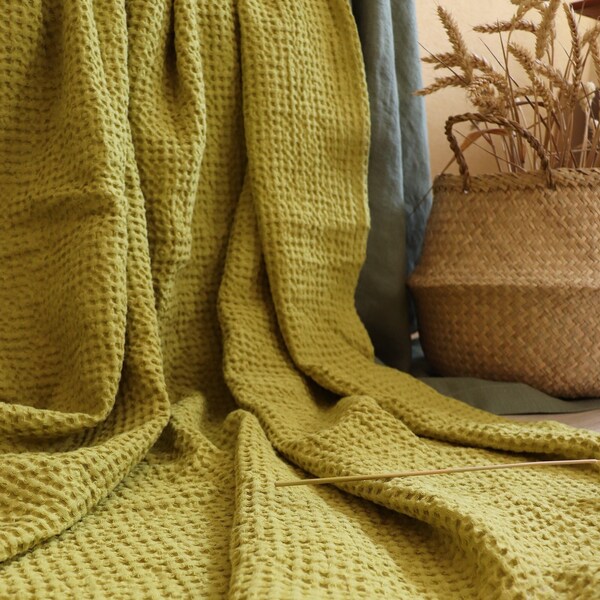 Lime Green Blanket Etsy