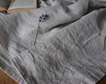 Oatmeal Linen Blanket, Pure Linen Throw Blanket, Thick Linen Summer Blanket, Undyed Linen, Thick Linen Bed Cover, Beach Blanket, Bedspread